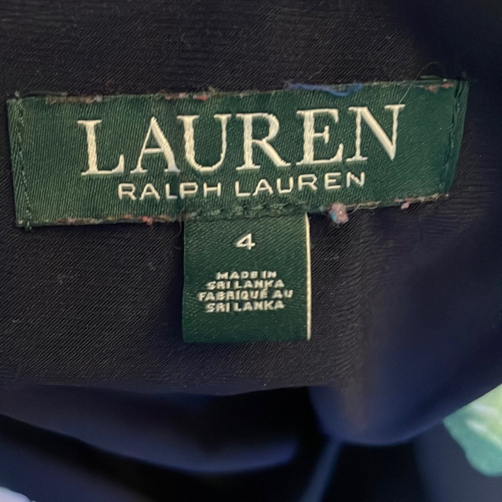 Lauren Ralph Lauren A-Line Navy Floral Dress - Picture 5 of 5